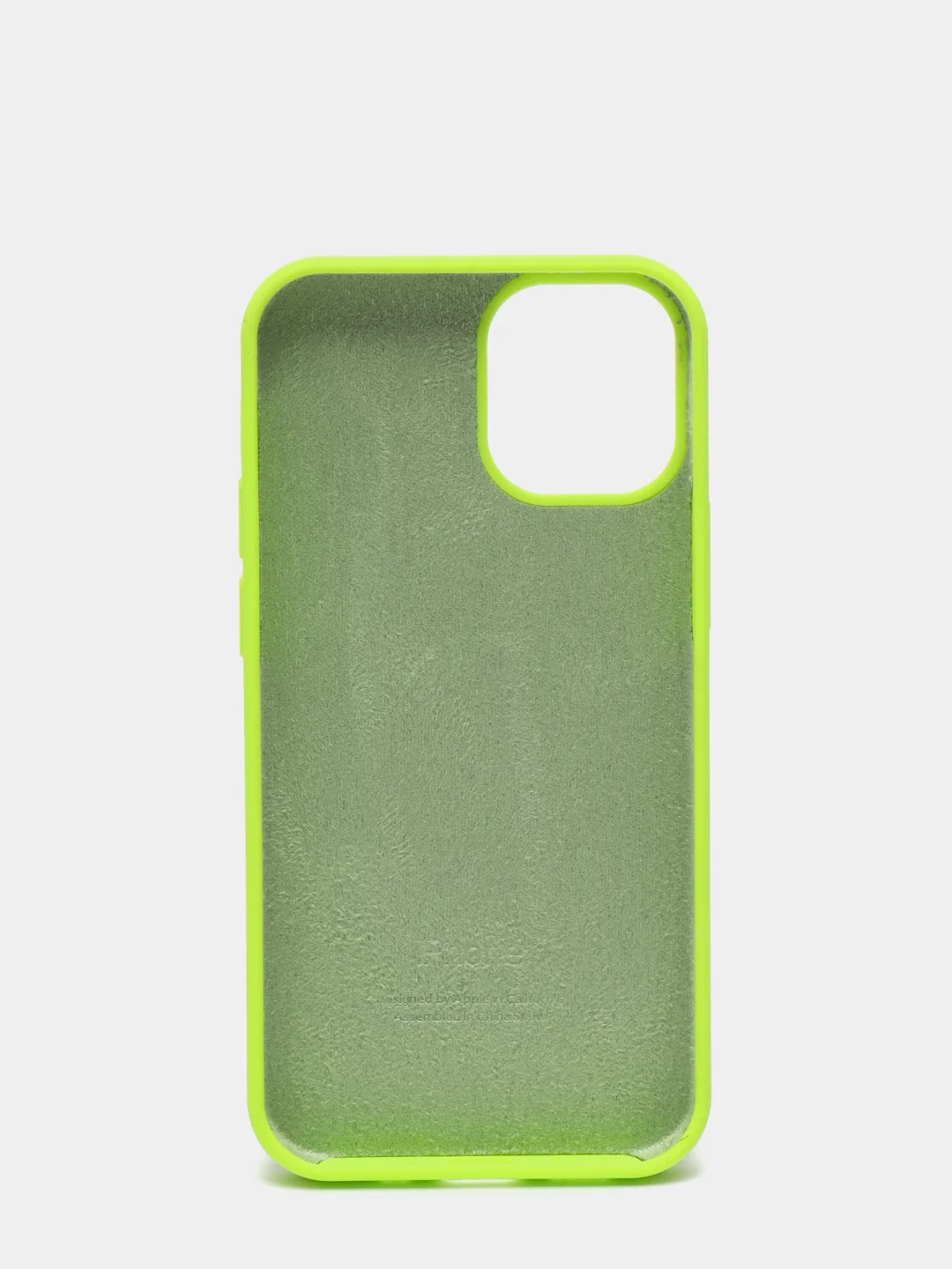 Лесной зеленый чехол не пачкающийся, с бархатом внутри IPHONE 12 MINI
