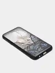Бежевый меланж чехол для Samsung J6 2018