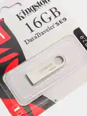 Флешка USB Kingston / 8 GB /16 GB/32 GB/64 GB/ 128 GB, серебристый