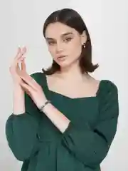 Голубой браслет женский, 6 цветов