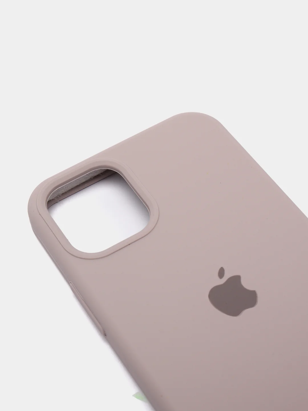 Бежевый чехол не пачкающийся, с бархатом внутри IPHONE 12 MINI
