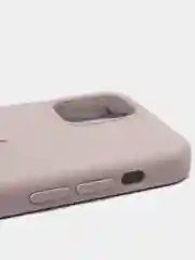 Бежевый чехол не пачкающийся, с бархатом внутри IPHONE 12 MINI