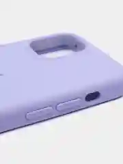 Сиреневый чехол не пачкающийся, с бархатом внутри IPHONE 12 MINI