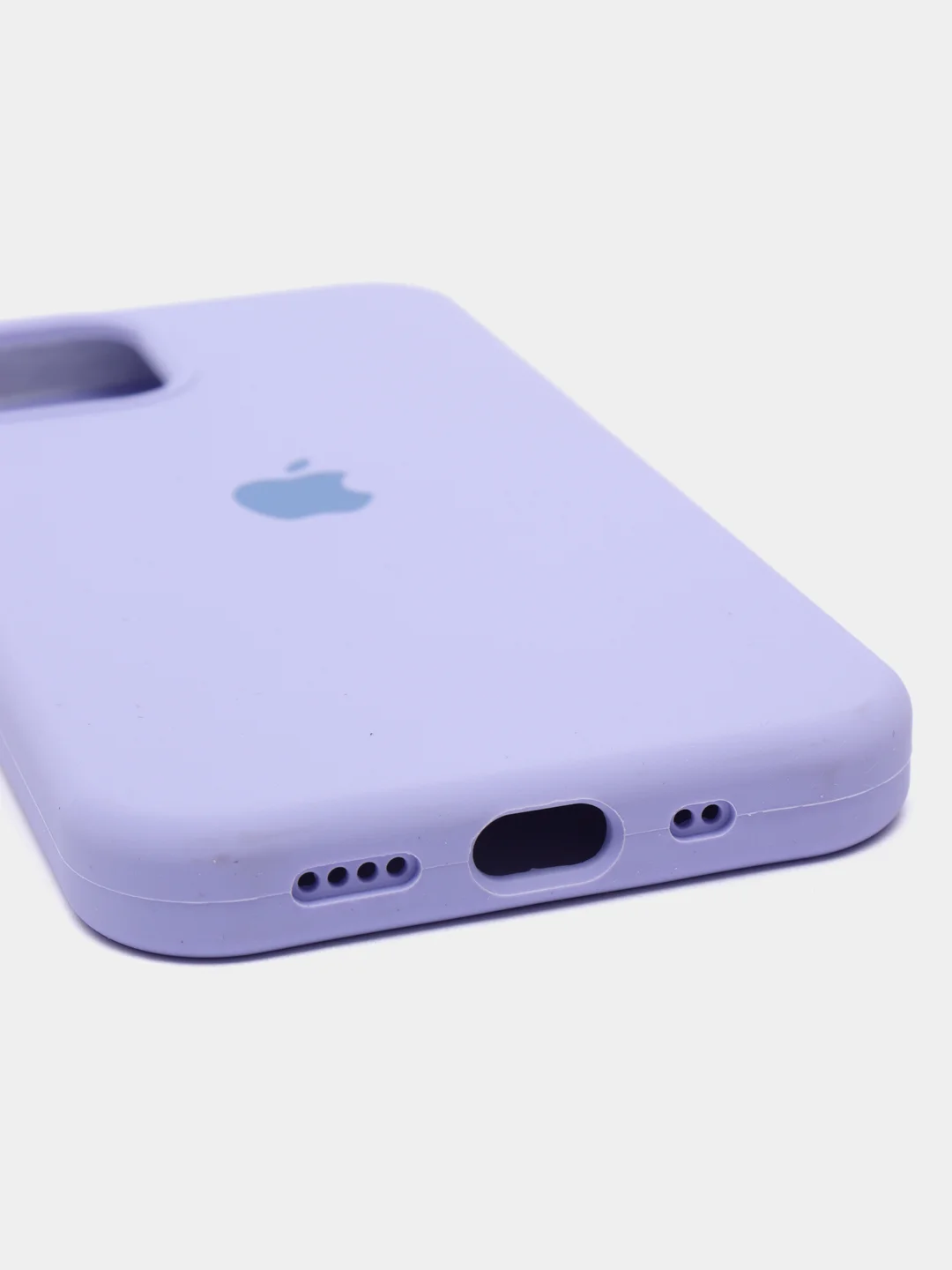 Сиреневый чехол не пачкающийся, с бархатом внутри IPHONE 12 MINI