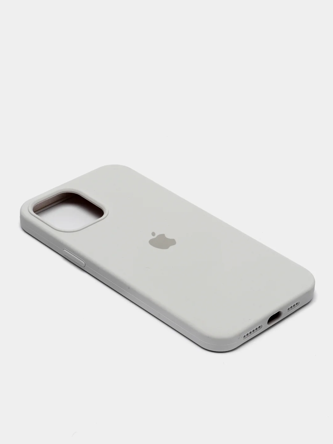 Белый чехол для iPhone 12 PRO MAX, с бархатом внутри