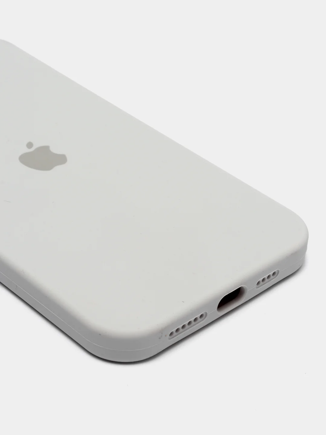 Белый чехол для iPhone 12 PRO MAX, с бархатом внутри