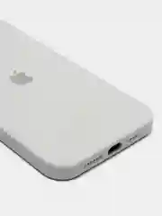 Белый чехол для iPhone 12 PRO MAX, с бархатом внутри