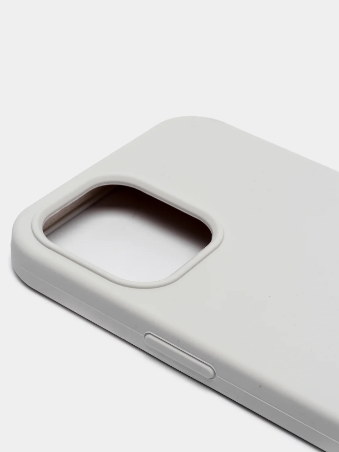 Белый чехол для iPhone 12 PRO MAX, с бархатом внутри