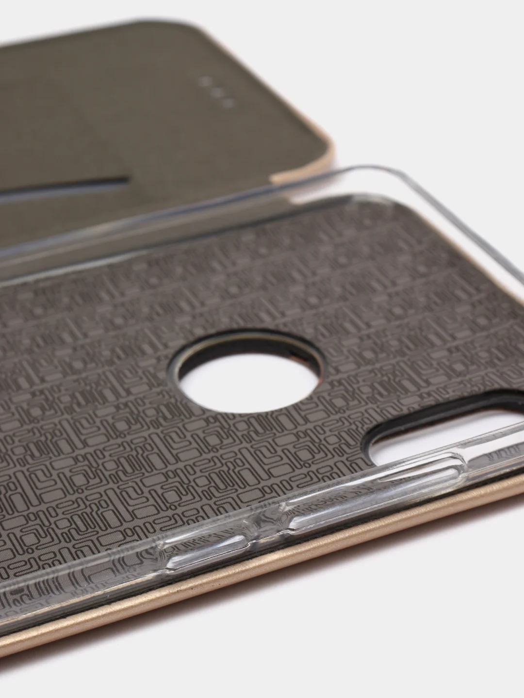 Золотой чехол книжка Redmi Note 5 / NOTE 5 pro