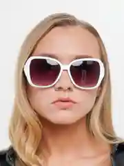 Белый солнцезащитные женские очки