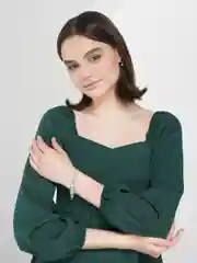 Голубой браслет подростковый/браслет женский