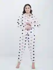 Белый пижама женская, костюм домашний