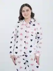 Белый пижама женская, костюм домашний