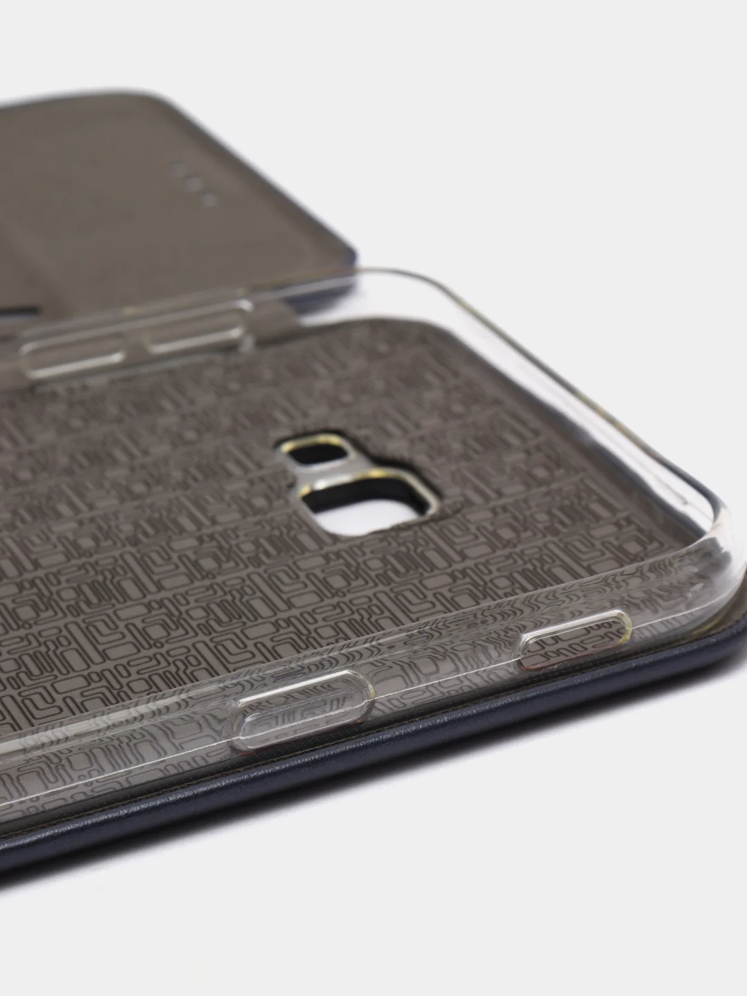 Синий чехол книжка Samsung J4 PLUS