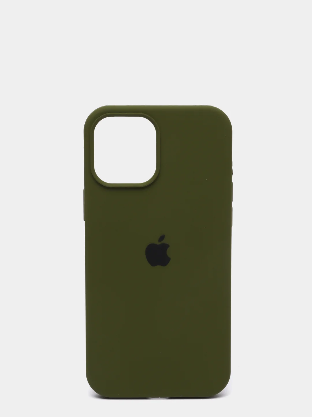 Оливковый чехол для iPhone 12 PRO MAX, с бархатом внутри