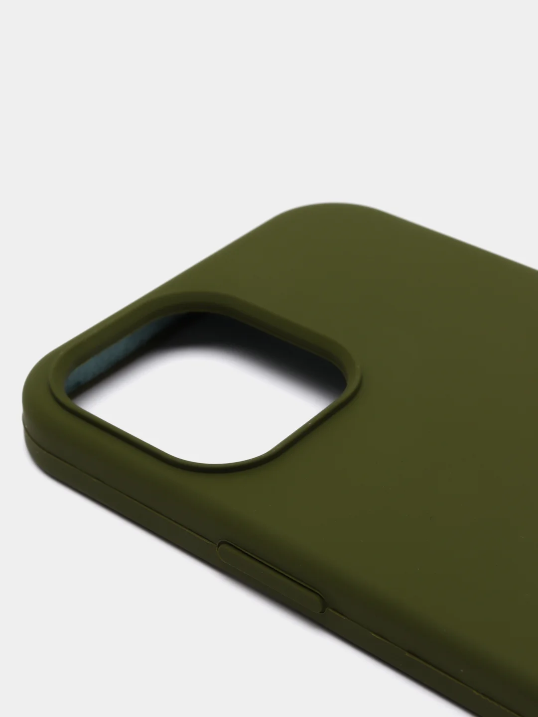 Оливковый чехол для iPhone 12 PRO MAX, с бархатом внутри