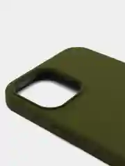 Оливковый чехол для iPhone 12 PRO MAX, с бархатом внутри
