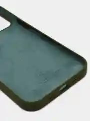 Оливковый чехол для iPhone 12 PRO MAX, с бархатом внутри