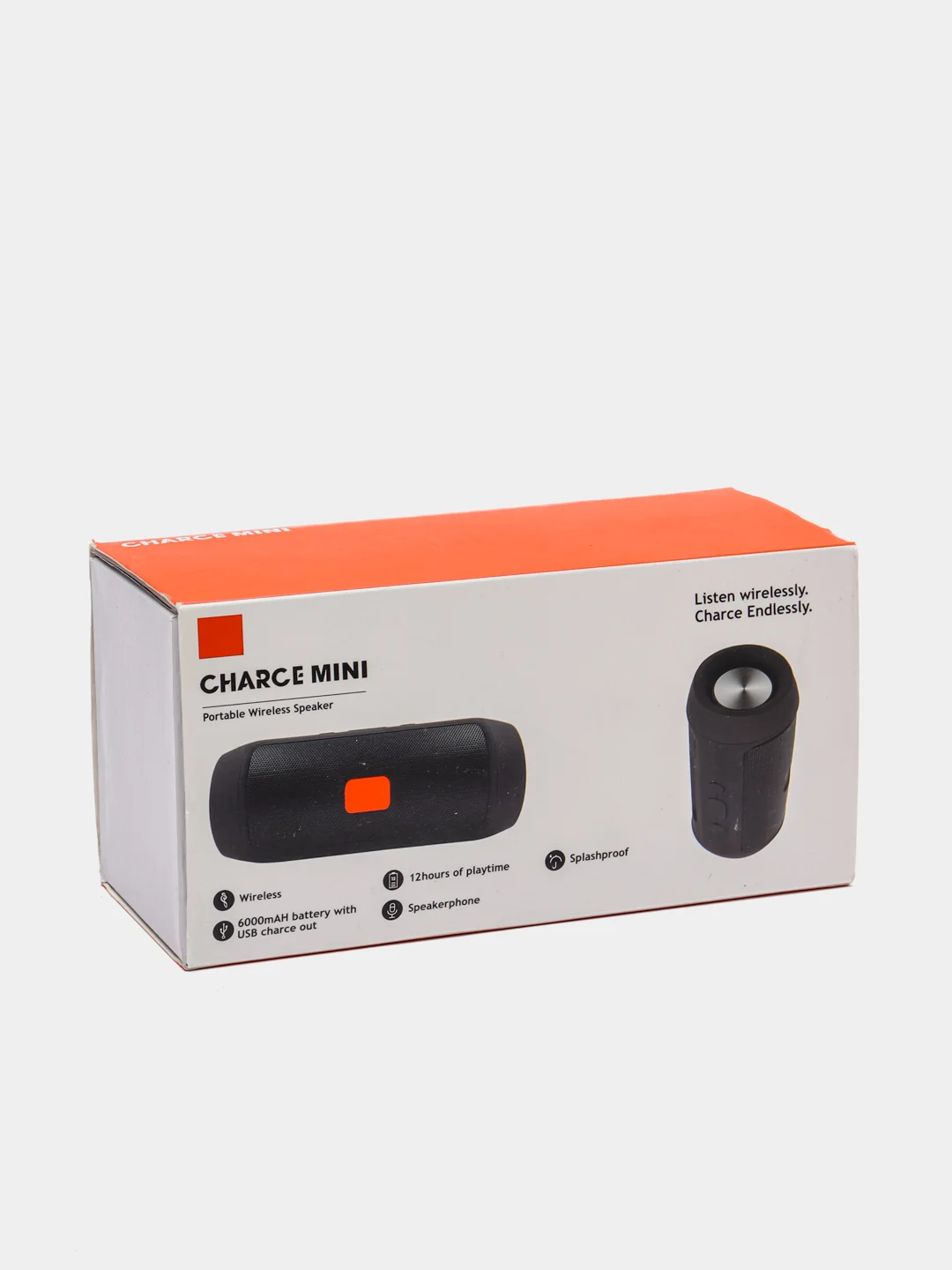 Черный колонка беспроводная Bluetooth Charge 2+