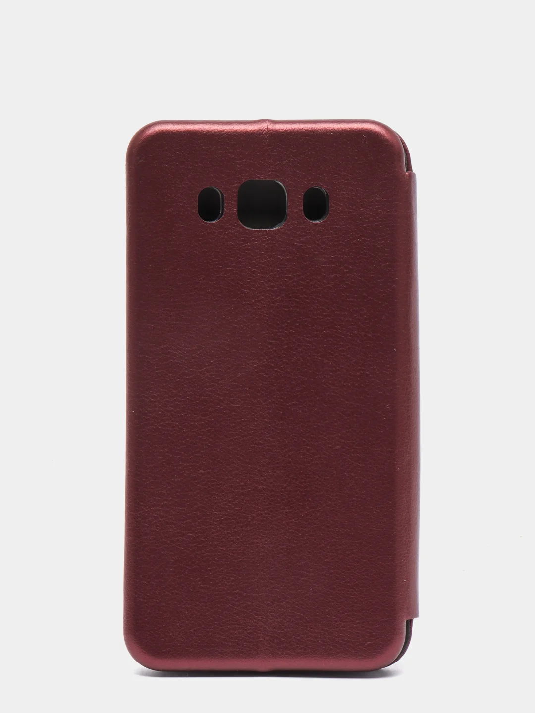 Бордовый чехол книжка, флип Samsung J7 2016