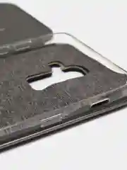 Серый чехол книжка Samsung J8 2018