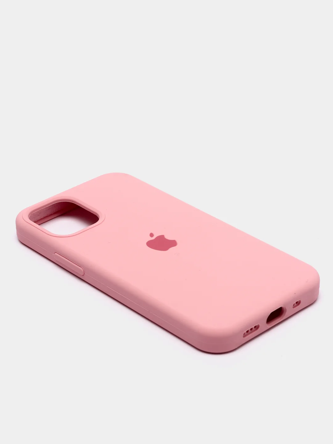 Розовый чехол не пачкающийся, с бархатом внутри IPHONE 12 MINI