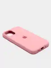 Розовый чехол не пачкающийся, с бархатом внутри IPHONE 12 MINI