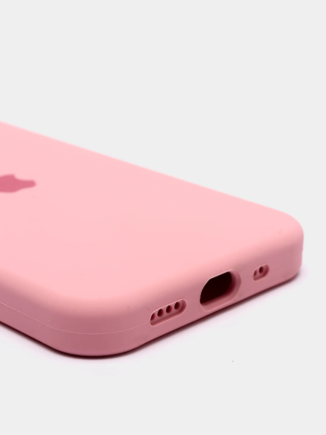 Розовый чехол не пачкающийся, с бархатом внутри IPHONE 12 MINI