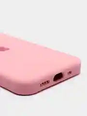 Розовый чехол не пачкающийся, с бархатом внутри IPHONE 12 MINI
