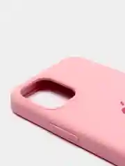 Розовый чехол не пачкающийся, с бархатом внутри IPHONE 12 MINI