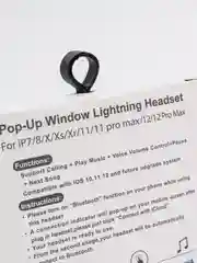 Наушники проводные Pop-UP Poli-shop Window Lightning