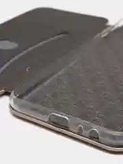 Желтый чехол книжка SAMSUNG J6 PLUS