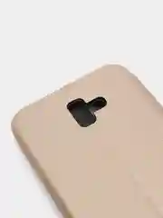 Желтый чехол книжка SAMSUNG J6 PLUS