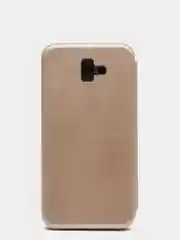 Желтый чехол книжка SAMSUNG J6 PLUS