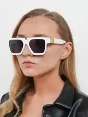 Белый солнцезащитные очки
