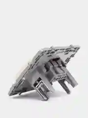 Выключатель Etika IP20 672301 / 672302, одна или двух-клавишный, слоновая кость