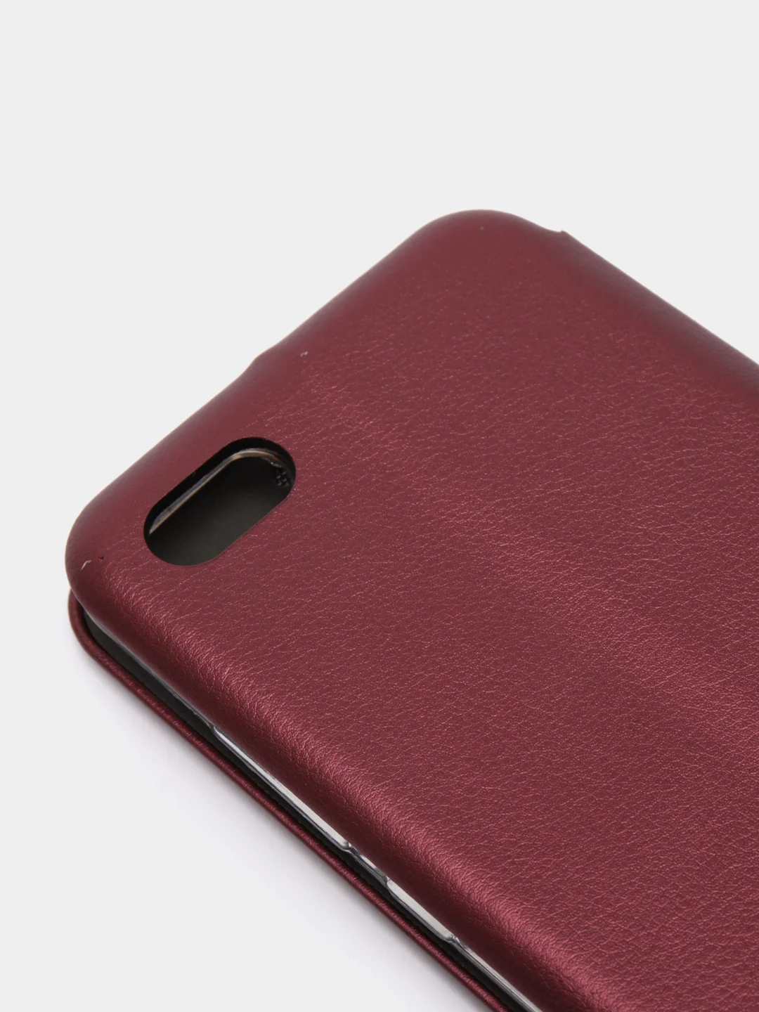 Бордовый чехол-книжка Redmi 6A