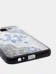 Синий меланж чехол для Samsung J6 2018