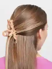 Песочный хаки каучуковый краб для волос