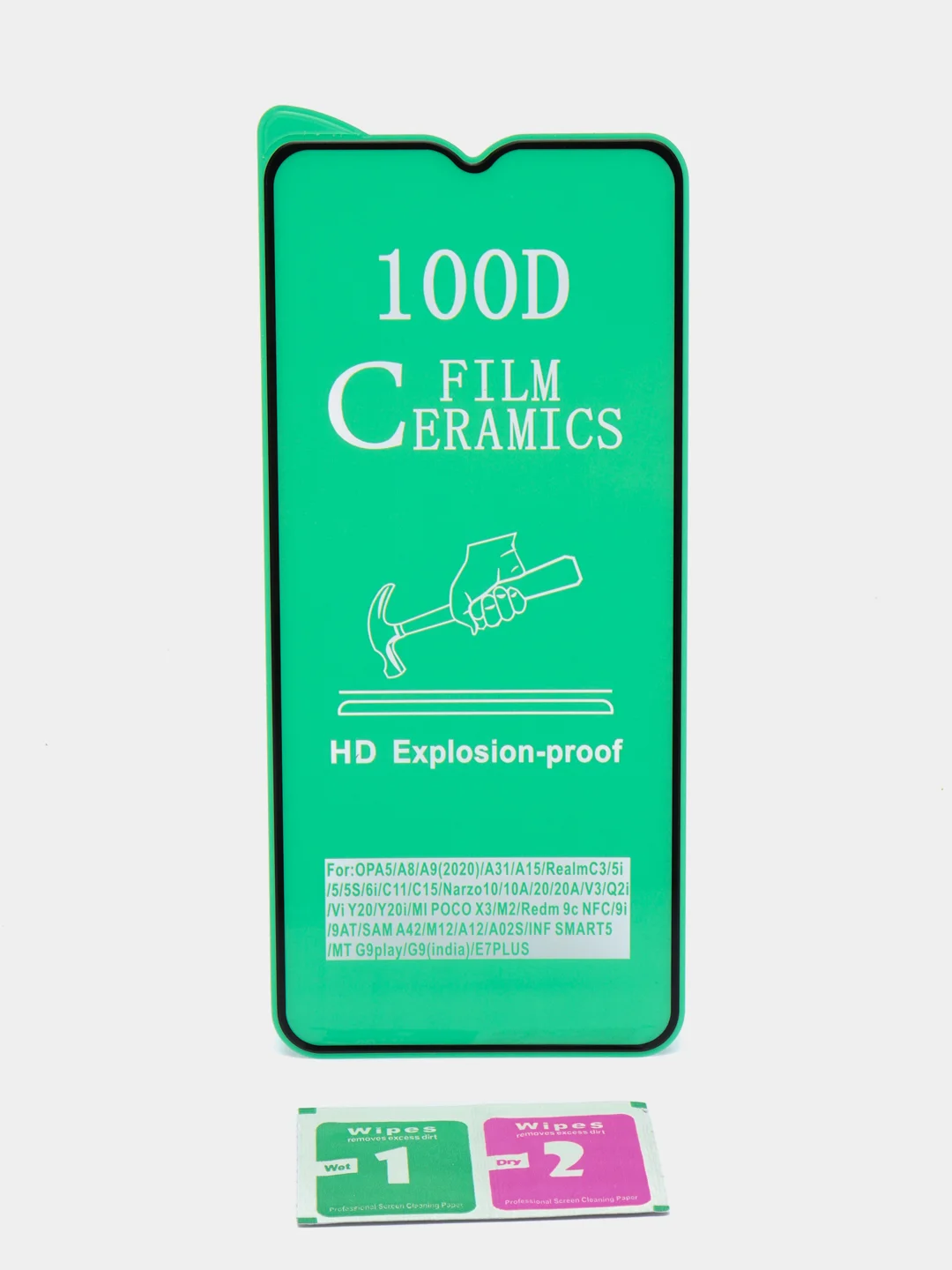 Защитное керамическое стекло-пленка 9D TCL 20B / TCL 10SE / TCL 30 / TCL 30 PLUS