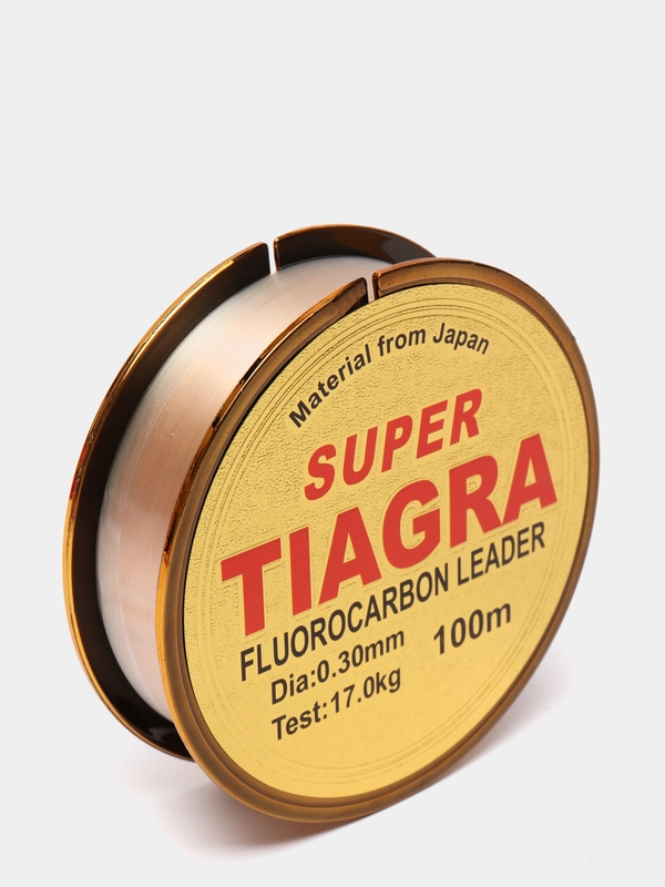 Флюорокарбоновая леска для рыбалки TIAGRA 100м 0.16, 0.18, 0.20, 0.25, 0.30, 0.35, 0.40 мм