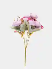 Лавандовый искуственные цветы камелии, пионы