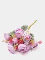 Лавандовый искуственные цветы камелии, пионы