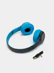 Синий беспроводные блютуз наушники P47 Wireless