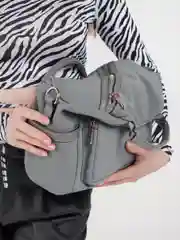 Серый рюкзак женский Milana летний через плечо из искусственной кожи 201902-3