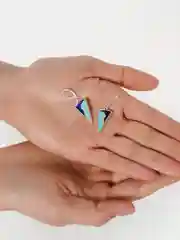 Белый серьги бижутерные, разные виды