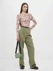 Лайм сумка через плечо, женская кожаная
