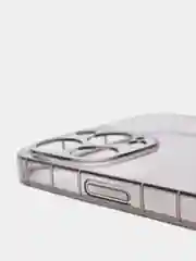 Прозрачный темный противоударный чехол для iPhone 11/12/13 pro,promax силиконовый