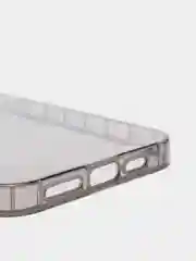 Прозрачный темный противоударный чехол для iPhone 11/12/13 pro,promax силиконовый