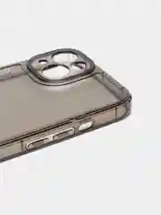 Черный чехол для айфон (iPhone) 11 XR 13 12 7 8 Plus mini pro max силиконовый прозрачный про макс